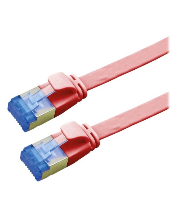 Value F/UTP Cat6a extra-flat 5m Red 21.99.2125-40