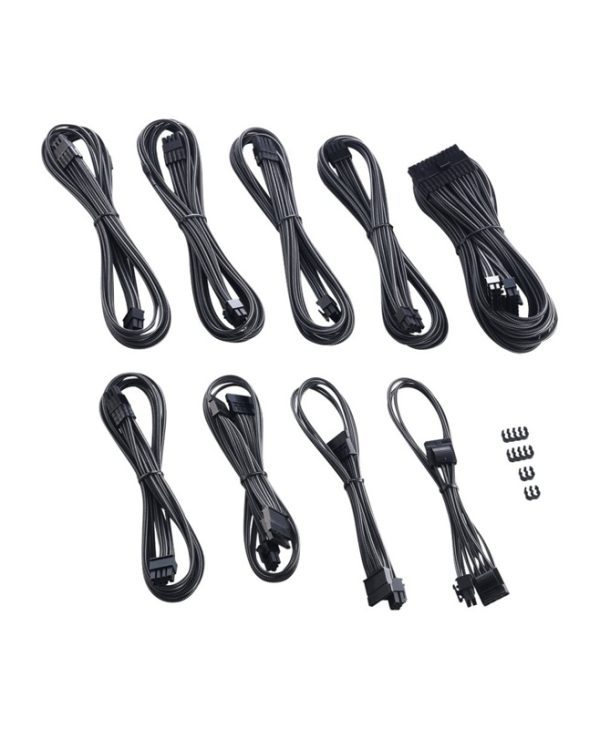 CableMod C-Series Pro ModMesh Cable Kit for Corsair AXi/HXi/RM (Yellow Label) Carbon Grey CM-PCSI-FKIT-NKC-R