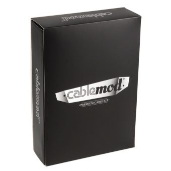 CableMod C-Series Classic ModMesh Cable Kit For Corsair AXi  HXi & RM Black/White CM-CSI-CKIT-NKKW-R - Image 3