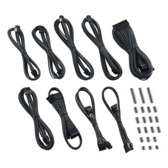 CableMod C-Series Classic ModMesh Cable Kit For Corsair AXi  HXi & RM Carbon Grey CM-CSI-CKIT-NKC-R