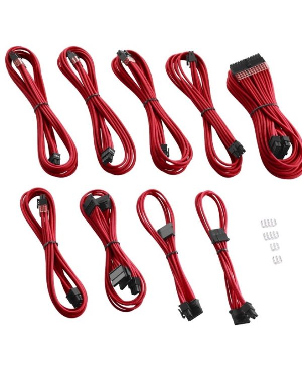 CableMod Pro ModMesh RT Cable Kit For Asus/Seasonic/Phanteks Red CM-PRTS-FKIT-NKR-R