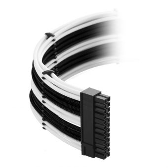 CableMod C-Series Classic ModMesh Cable Kit For Corsair RMi & RMx Black/White CM-CSR-CKIT-NKKW-R - Image 2