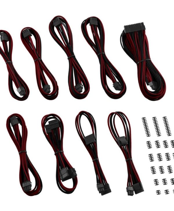 CableMod C-Series Classic ModMesh Cable Kit Corsair RMi & RMx Black/Blood Red CM-CSR-CKIT-NKKBR-R