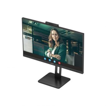 AOC 23.8" FHD IPS 75Hz Cam Conference Monitor Black 24P3QW - Image 4