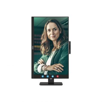 AOC 27" QHD IPS 75Hz Cam Conference Monitor Black Q27P3QW - Image 6