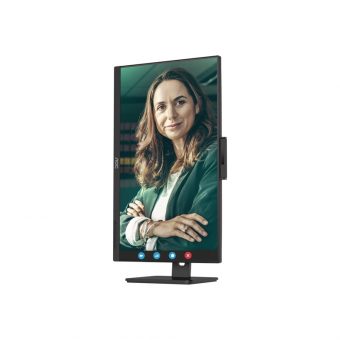 AOC 23.8" FHD IPS 75Hz Cam Conference Monitor black 24P3CW - Image 9