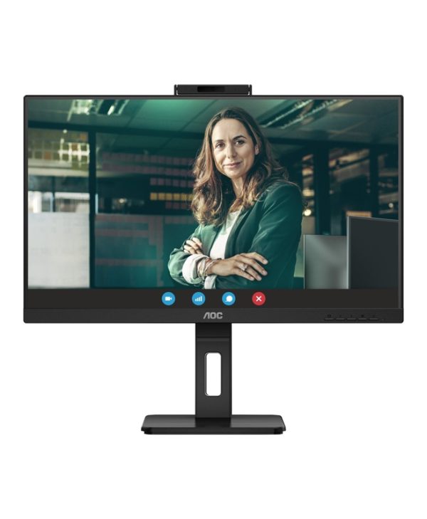 AOC 27" QHD IPS 75Hz Cam Conference Monitor black Q27P3CW