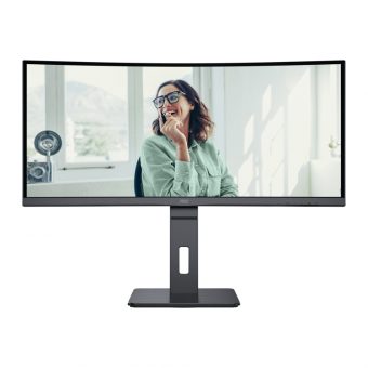 AOC 34" UWQHD VA 100Hz Business Curved Monitor Black CU34P3CV - Image 4