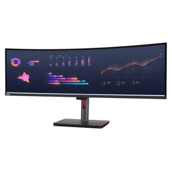 Lenovo ThinkVision P49w-30 49" Dual QHD IPS Monitor 63DBRAT1EU - Image 3
