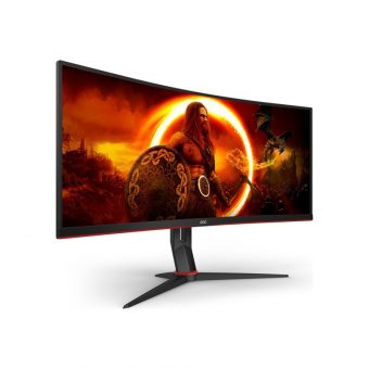 AOC 34" UWQHD VA 144Hz HDR 10-bit Gaming Curved Monitor Black CU34G2XP/BK - Image 2