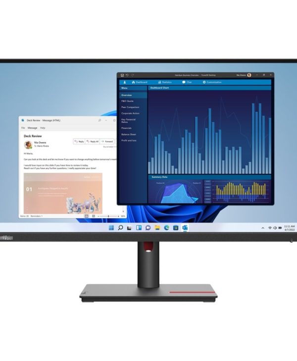 Lenovo ThinkVision T27p-30 27" 4K IPS Monitor 63A9GAT1EU