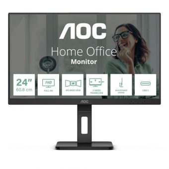 AOC 23.8" FHD IPS 75Hz Business Monitor Black 24P3CV