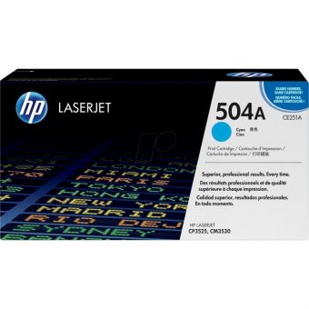 HP 504A Cyan Toner CE251A