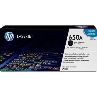 HP 650A Black Toner CE270A