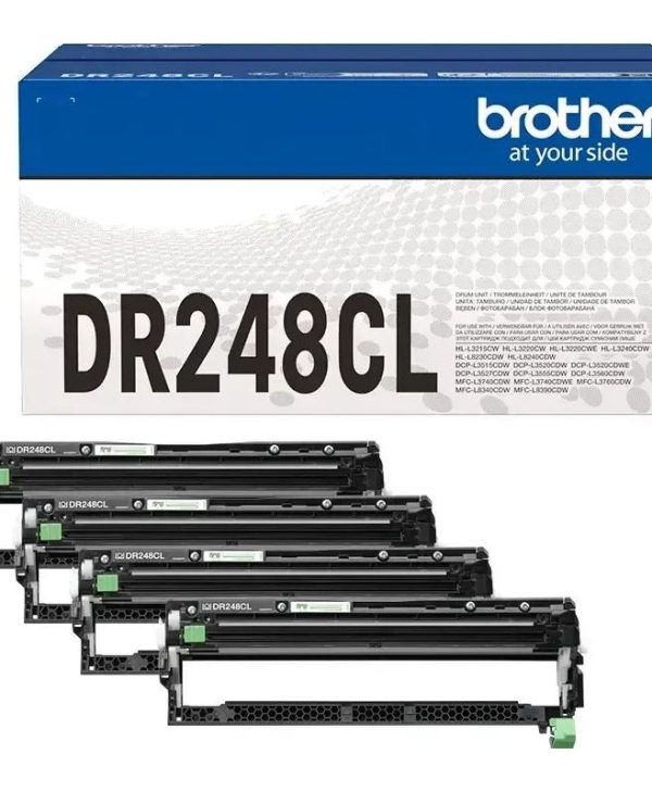Brother Black/Cyan/Magenta/Yellow Drum 30K Pgs DR-248CL