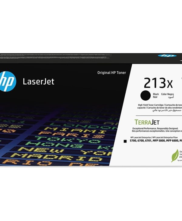 HP 213X Black Toner High Capacity W2130X