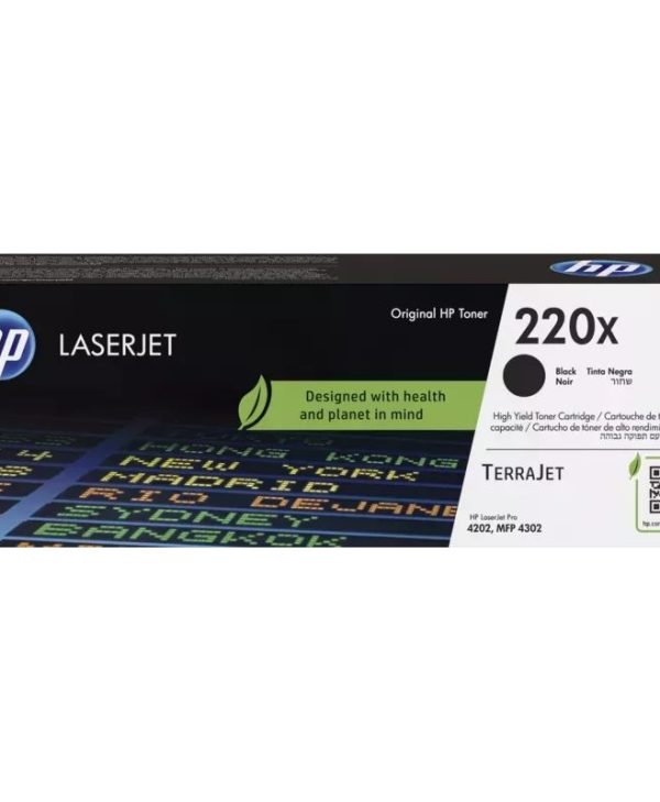 HP 220X Black Toner High Capacity W2200X
