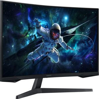 Samsung Odyssey G55C (2024) 31.5" QHD VA 165Hz HDR Gaming Curved Monitor Black LS32CG552EUXEN - Image 2
