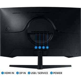 Samsung Odyssey G55C (2024) 31.5" QHD VA 165Hz HDR Gaming Curved Monitor Black LS32CG552EUXEN - Image 15
