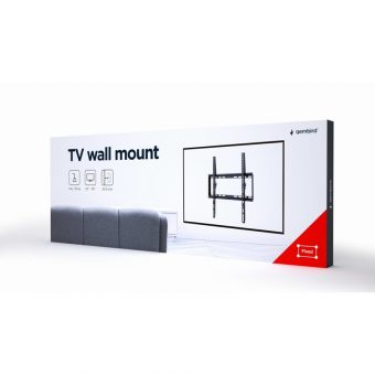 Gembird TV Wall Mount 32″-55″ Vesa 400×400  Black WM-55F-04 - Image 6