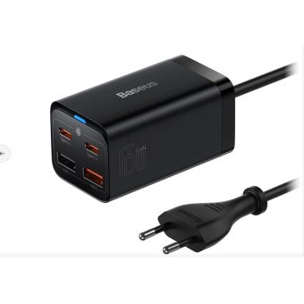 Baseus Φορτιστής Χωρίς Καλώδιο 65W Quick Charge 4.0 Μαύρος CCGP040101