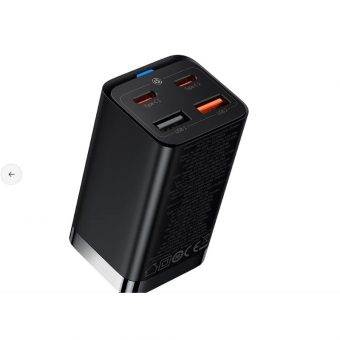 Baseus Φορτιστής Χωρίς Καλώδιο 65W Quick Charge 4.0 Μαύρος CCGP040101 - Image 3