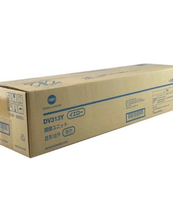 Konica Minolta DV-313Y Yellow Developer Unit 600K Pgs A7U408D