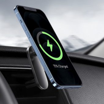 Baseus Magnetic Air Vent Car Holder and Wireless Charging Black WXJN-01 - Image 7