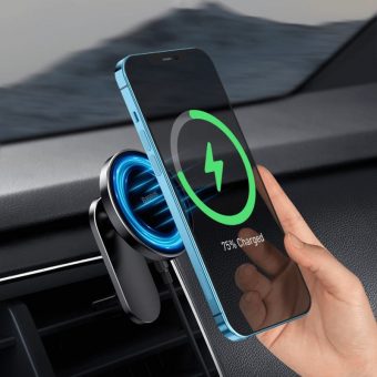 Baseus Magnetic Air Vent Car Holder and Wireless Charging Black WXJN-01 - Image 8