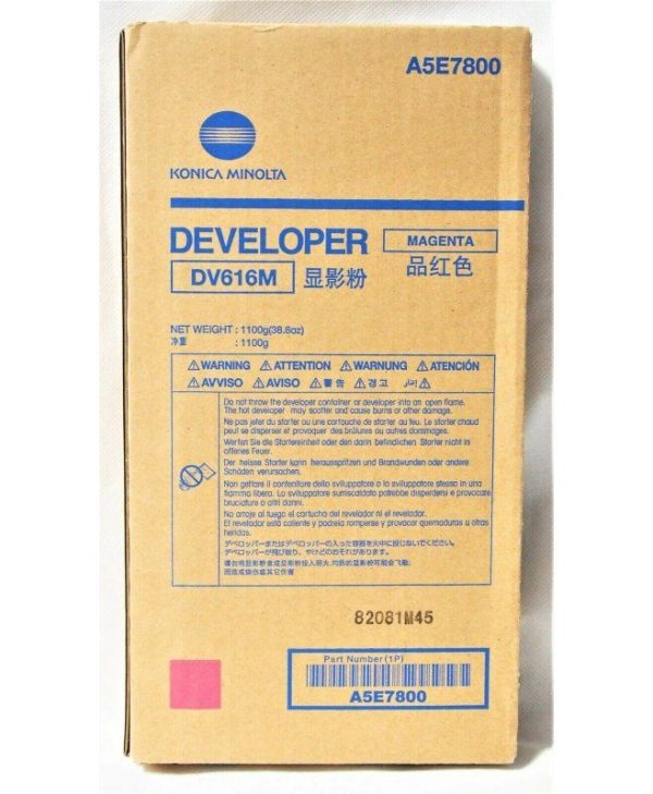 Konica Minolta DV616M Developer Unit Magenta A5E7800
