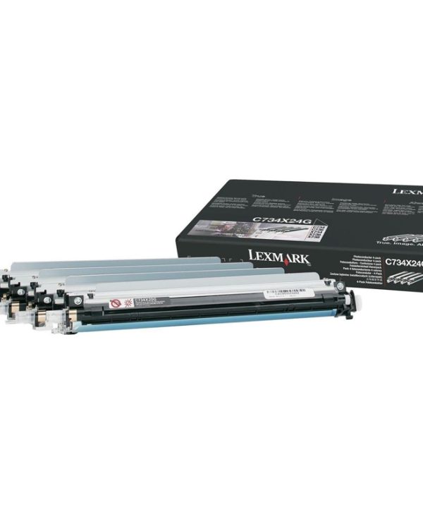 Lexmark Black/Cyan/Magenta/Yellow Drum 20K Pgs C734X24G