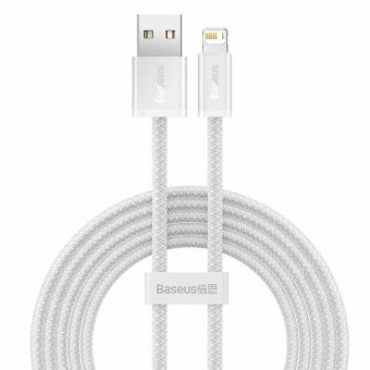Baseus Dynamic Braided Cable USB Male to Lightning 2m White CALD000502