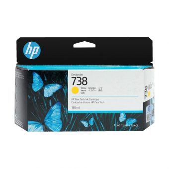 HP 738 DesignJet Ink Cartridge Yellow 498N7A
