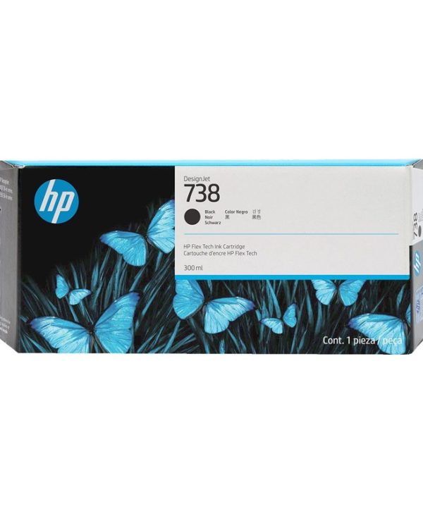 HP 738 DesignJet Ink Cartridge XL Black 498N8A