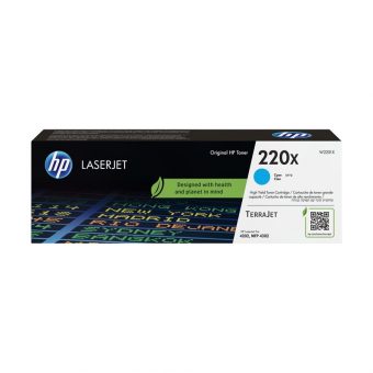 HP 220X Original LaserJet Toner Cartridge Cyan W2201X