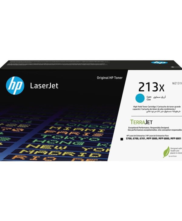 HP 213X Cyan Original Toner W2131X
