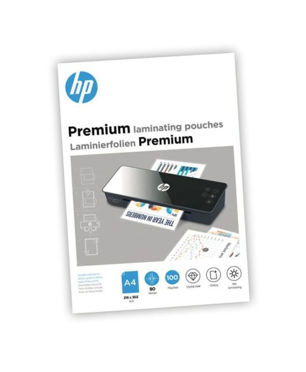 HP Premium Φύλλα Πλαστικοποίησης Α4 80mic 100pcs 9123