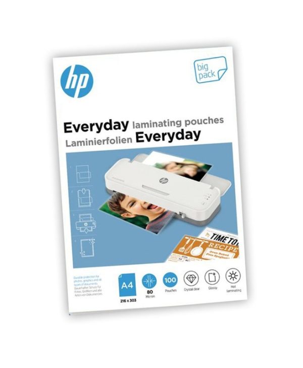 HP Everyday Φύλλα Πλαστικοποίησης Α4 80mic 100pcs 9154
