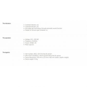 HP OneShred 12CC Καταστροφέας Εγγράφων Cross Cut White 2802 - Image 9