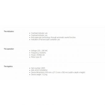 HP OneShred 18CC Καταστροφέας Εγγράφων Cross Cut White 2805 - Image 10