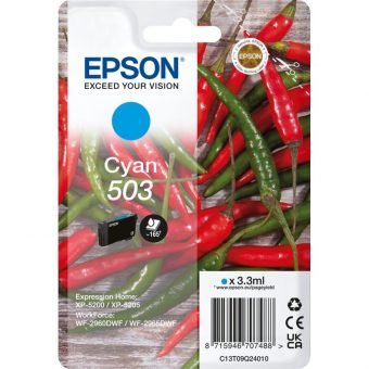 Epson 503 Cyan Ink Cartridge C13T09Q24010