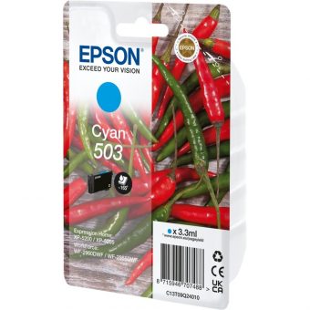 Epson 503 Cyan Ink Cartridge C13T09Q24010 - Image 2