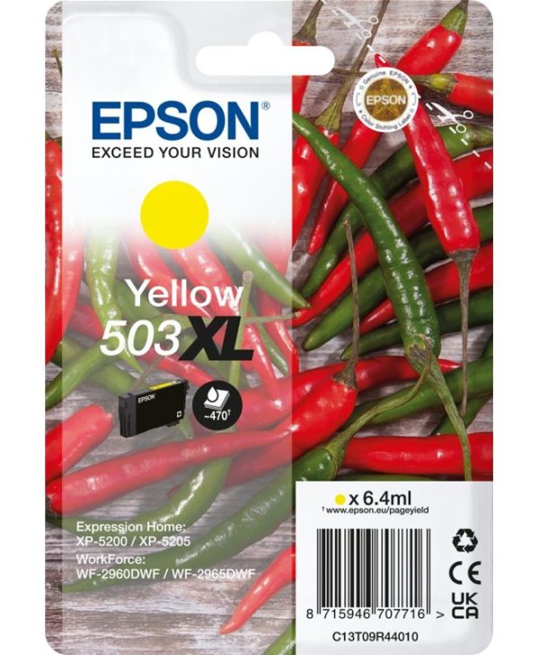 Epson 503XL High Capacity Yellow Ink Cartridge C13T09R44010