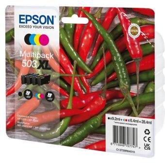 Epson 503XL High Capacity Ink Cartridge Multipack BK/C/M/Y C13T09R64010 - Image 2