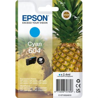 Epson 604 Cyan Ink Cartridge C13T10G24010