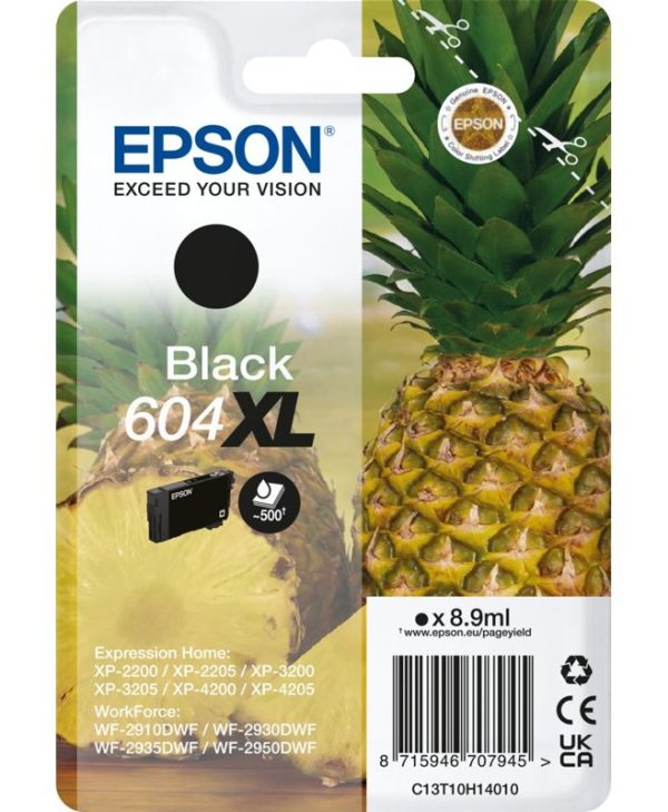 Epson 604XL High Capacity Black Ink Cartridge C13T10H14010