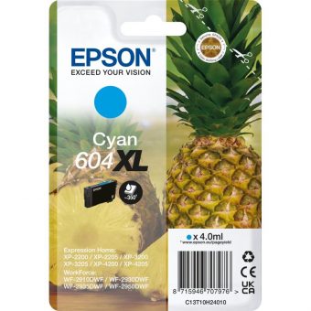 Epson 604XL High Capacity Cyan Ink Cartridge C13T10H24010