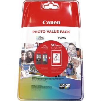 Canon PG-540L/CL-541XL High Capacity Value Pack Black/Tricolour Ink Cartridge 5224B012 - Image 3