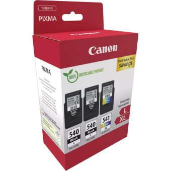 Canon PG-540L x2/CL-541XL High Capacity Value Pack Black(x2)/Tricolour Ink Cartridge 5224B017 - Image 2