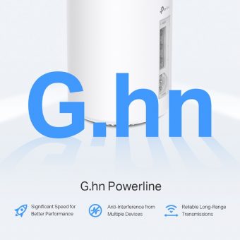 TP-Link AX300 + G1500 Whole Home Powerline Mesh WiFi 6 System Deco PX50 2-PACK - Image 5